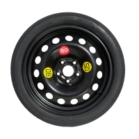 Set - Roată de rezervă OPEL MERIVA A R16 5x110x65,1 + cheie pentru roti + cric + husă pentru cric