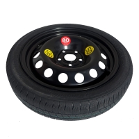 Set - Roată de rezervă OPEL CALIBRA R16 5x110x65,1 + cheie pentru roti + cric + husă pentru cric