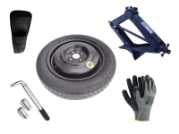 Set - Roată de rezervă RENAULT EXPRESS R15 4x100x60,1 + cheie pentru roti + cric + husă pentru cric