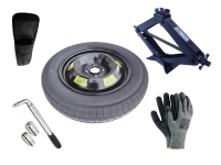 Set - Roată de rezervă CITROEN C4X I R16 4x108x65,1 + cheie pentru roti + cric + husă pentru cric