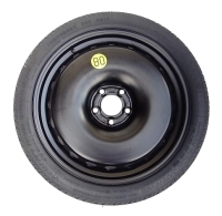 Set - Roată de rezervă RENAULT SCENIC IV R19 5x114,3x66,1 + cheie pentru roti + cric + husă pentru cric